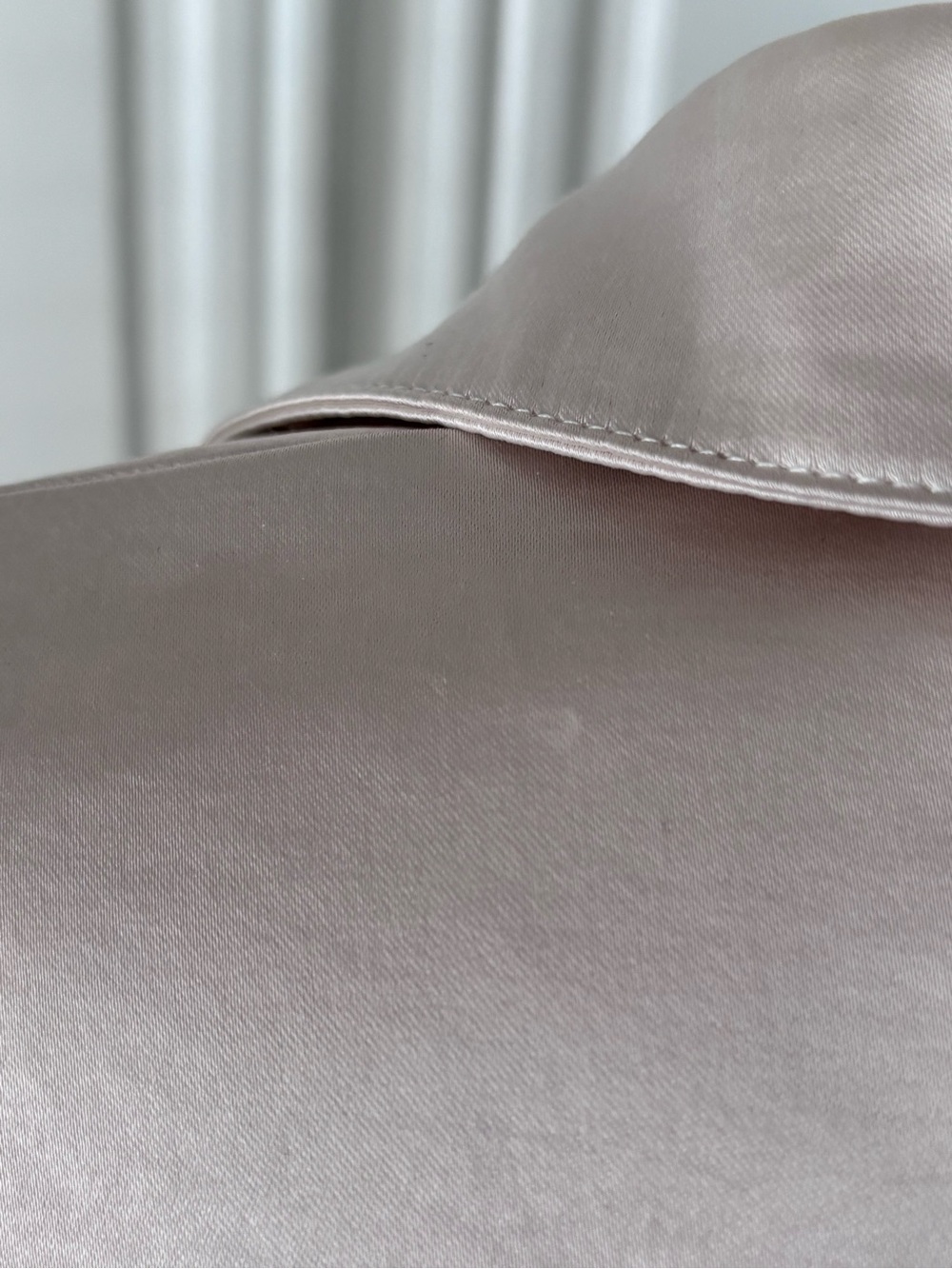 Princess Polly Off White Satin Button-Up Top - Picture 6 of 11